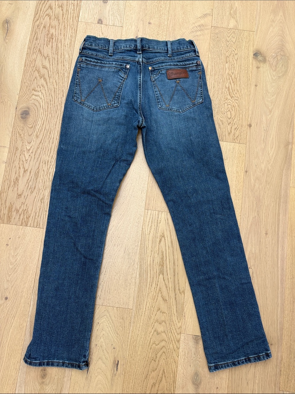 Wrangler Men's Dark Indigo Slim Straight Jeans 29x32